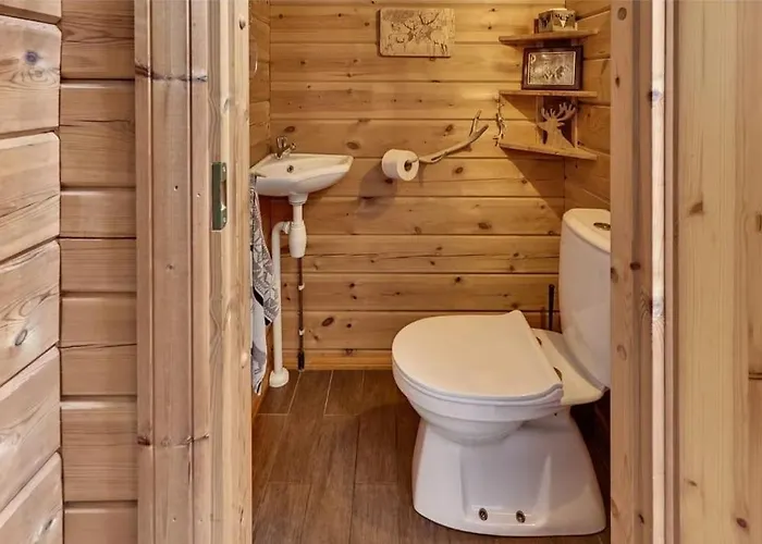 山林小屋 Finse Retreat Met Haard & Bar Aan Bos En Strand! 许尔斯霍斯特